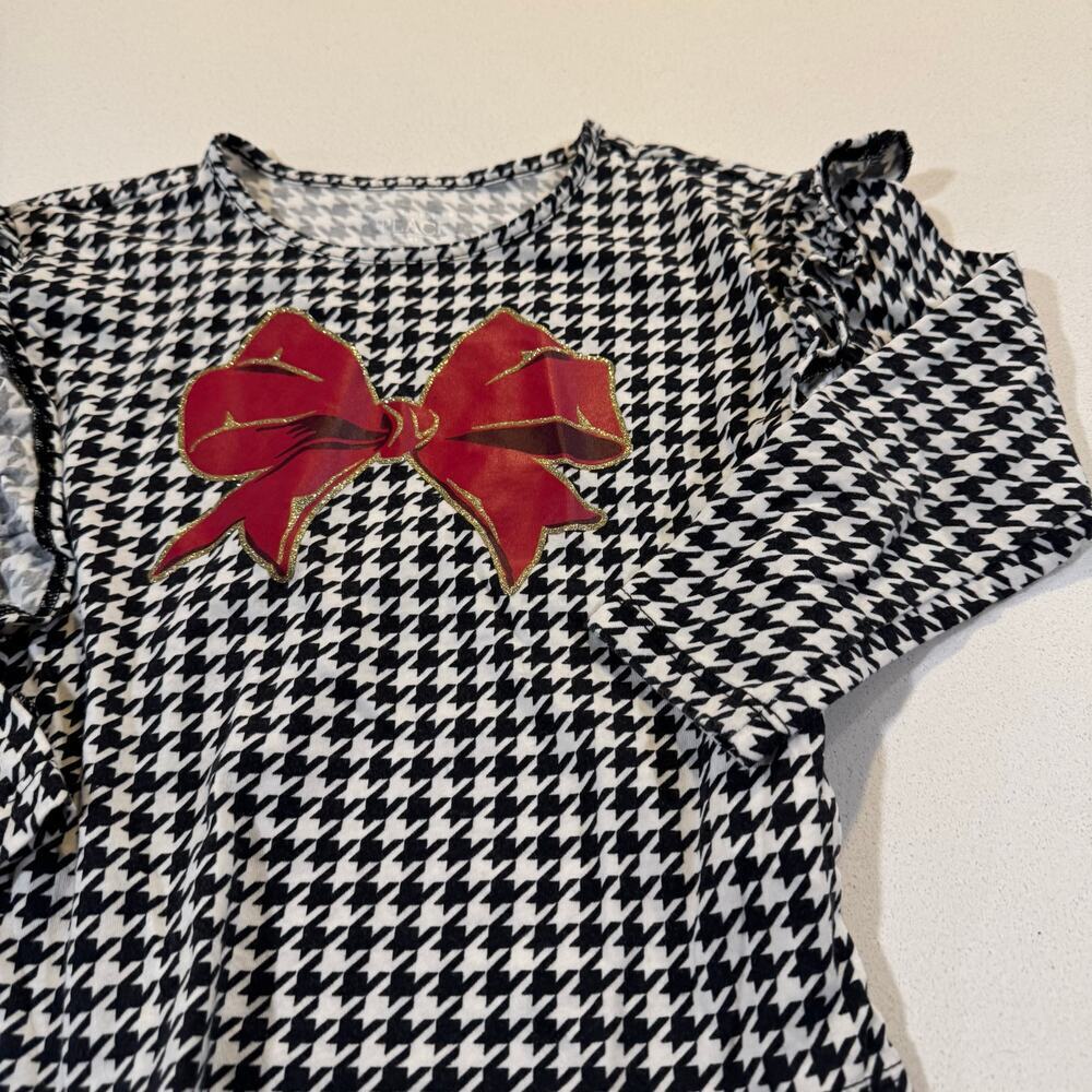 The Children's Place Toddler Girl 4T Long Sleeve with Red Bow - Picture 2 of 5